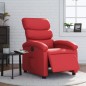 vidaXL Relaxsessel Elektrisch Rot Kunstleder vidaXL Relaxsessel Elektrisch Rot Kunstleder