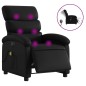 vidaXL Massagesessel Elektrisch Schwarz Kunstleder vidaXL Massagesessel Elektrisch Schwarz Kunstleder