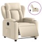 vidaXL Relaxsessel Elektrisch Creme Stoff vidaXL Relaxsessel Elektrisch Creme Stoff