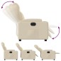 vidaXL Relaxsessel Elektrisch Creme Stoff vidaXL Relaxsessel Elektrisch Creme Stoff