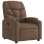 vidaXL Relaxsessel Elektrisch Braun Stoff vidaXL Relaxsessel Elektrisch Braun Stoff