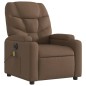 vidaXL Massagesessel Elektrisch Braun Stoff vidaXL Massagesessel Elektrisch Braun Stoff