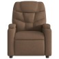 vidaXL Massagesessel Elektrisch Braun Stoff vidaXL Massagesessel Elektrisch Braun Stoff