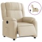 vidaXL Relaxsessel Elektrisch Creme Stoff vidaXL Relaxsessel Elektrisch Creme Stoff