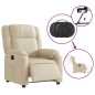 vidaXL Relaxsessel Elektrisch Creme Stoff vidaXL Relaxsessel Elektrisch Creme Stoff