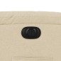 vidaXL Relaxsessel Elektrisch Creme Stoff vidaXL Relaxsessel Elektrisch Creme Stoff