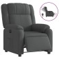 vidaXL Relaxsessel Elektrisch Dunkelgrau Stoff vidaXL Relaxsessel Elektrisch Dunkelgrau Stoff