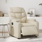vidaXL Relaxsessel Elektrisch Creme Kunstleder vidaXL Relaxsessel Elektrisch Creme Kunstleder