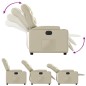 vidaXL Relaxsessel Elektrisch Creme Kunstleder vidaXL Relaxsessel Elektrisch Creme Kunstleder