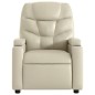 vidaXL Relaxsessel Elektrisch Creme Kunstleder vidaXL Relaxsessel Elektrisch Creme Kunstleder