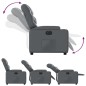 vidaXL Relaxsessel Elektrisch Grau Kunstleder vidaXL Relaxsessel Elektrisch Grau Kunstleder