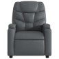 vidaXL Relaxsessel Elektrisch Grau Kunstleder vidaXL Relaxsessel Elektrisch Grau Kunstleder