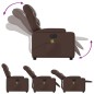 vidaXL Massagesessel Elektrisch Braun Kunstleder vidaXL Massagesessel Elektrisch Braun Kunstleder