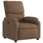 vidaXL Relaxsessel Elektrisch Braun Stoff vidaXL Relaxsessel Elektrisch Braun Stoff