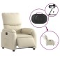 vidaXL Relaxsessel Elektrisch Creme Kunstleder vidaXL Relaxsessel Elektrisch Creme Kunstleder