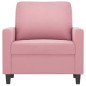 vidaXL Sessel Rosa 60 cm Samt vidaXL Sessel Rosa 60 cm Samt