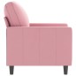 vidaXL Sessel Rosa 60 cm Samt vidaXL Sessel Rosa 60 cm Samt
