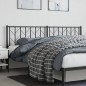 vidaXL Kopfteil Metall Schwarz 193 cm vidaXL Kopfteil Metall Schwarz 193 cm