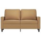 vidaXL 2-Sitzer-Sofa Braun 120 cm Samt vidaXL 2-Sitzer-Sofa Braun 120 cm Samt