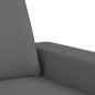 vidaXL Sessel mit Hocker Dunkelgrau 60 cm Stoff vidaXL Sessel mit Hocker Dunkelgrau 60 cm Stoff