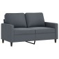 vidaXL 2-Sitzer-Sofa Dunkelgrau 120 cm Samt vidaXL 2-Sitzer-Sofa Dunkelgrau 120 cm Samt