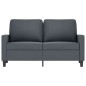 vidaXL 2-Sitzer-Sofa Dunkelgrau 120 cm Samt vidaXL 2-Sitzer-Sofa Dunkelgrau 120 cm Samt