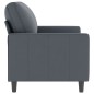 vidaXL 2-Sitzer-Sofa Dunkelgrau 120 cm Samt vidaXL 2-Sitzer-Sofa Dunkelgrau 120 cm Samt