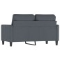vidaXL 2-Sitzer-Sofa Dunkelgrau 120 cm Samt vidaXL 2-Sitzer-Sofa Dunkelgrau 120 cm Samt