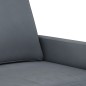 vidaXL 2-Sitzer-Sofa Dunkelgrau 120 cm Samt vidaXL 2-Sitzer-Sofa Dunkelgrau 120 cm Samt