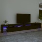 vidaXL TV-Schrank mit LED-Leuchten Schwarz 290x36,5x40 cm vidaXL TV-Schrank mit LED-Leuchten Schwarz 290x36,5x40 cm