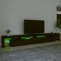 vidaXL TV-Schrank mit LED-Leuchten Schwarz 290x36,5x40 cm vidaXL TV-Schrank mit LED-Leuchten Schwarz 290x36,5x40 cm