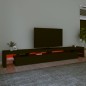 vidaXL TV-Schrank mit LED-Leuchten Schwarz 290x36,5x40 cm vidaXL TV-Schrank mit LED-Leuchten Schwarz 290x36,5x40 cm