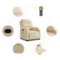 vidaXL Massagesessel Creme Stoff vidaXL Massagesessel Creme Stoff