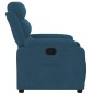 vidaXL Relaxsessel Blau Samt vidaXL Relaxsessel Blau Samt