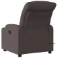 vidaXL Massagesessel Dunkelbraun Stoff