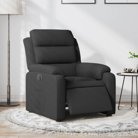 vidaXL Relaxsessel Elektrisch Schwarz Stoff