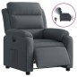 vidaXL Relaxsessel Elektrisch Dunkelgrau Samt vidaXL Relaxsessel Elektrisch Dunkelgrau Samt