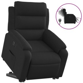 vidaXL Relaxsessel mit Aufstehhilfe Elektrisch Schwarz Stoff