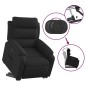 vidaXL Relaxsessel mit Aufstehhilfe Elektrisch Schwarz Stoff vidaXL Relaxsessel mit Aufstehhilfe Elektrisch Schwarz Stoff