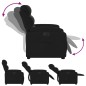 vidaXL Relaxsessel mit Aufstehhilfe Elektrisch Schwarz Stoff vidaXL Relaxsessel mit Aufstehhilfe Elektrisch Schwarz Stoff