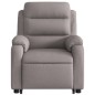 vidaXL Relaxsessel mit Aufstehhilfe Elektrisch Taupe Stoff vidaXL Relaxsessel mit Aufstehhilfe Elektrisch Taupe Stoff