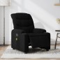 vidaXL Massagesessel Elektrisch Schwarz Stoff vidaXL Massagesessel Elektrisch Schwarz Stoff
