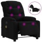 vidaXL Massagesessel Elektrisch Schwarz Stoff vidaXL Massagesessel Elektrisch Schwarz Stoff
