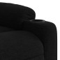 vidaXL Massagesessel Elektrisch Schwarz Stoff vidaXL Massagesessel Elektrisch Schwarz Stoff