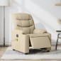 vidaXL Massagesessel Elektrisch Creme Stoff vidaXL Massagesessel Elektrisch Creme Stoff