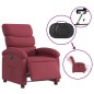 vidaXL Relaxsessel Elektrisch Weinrot Stoff vidaXL Relaxsessel Elektrisch Weinrot Stoff