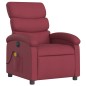 vidaXL Massagesessel Elektrisch Weinrot Stoff vidaXL Massagesessel Elektrisch Weinrot Stoff