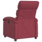 vidaXL Massagesessel Elektrisch Weinrot Stoff vidaXL Massagesessel Elektrisch Weinrot Stoff