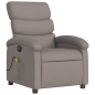 vidaXL Massagesessel Elektrisch Taupe Stoff vidaXL Massagesessel Elektrisch Taupe Stoff