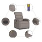 vidaXL Massagesessel Elektrisch Taupe Stoff vidaXL Massagesessel Elektrisch Taupe Stoff